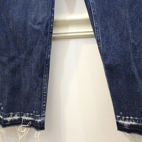 LUCKY BRAND Relaxed Taper Jeans Size 12 31 NEW 4 Way Stretch Raw Hem MSRP $129 - Picture 3 of 6